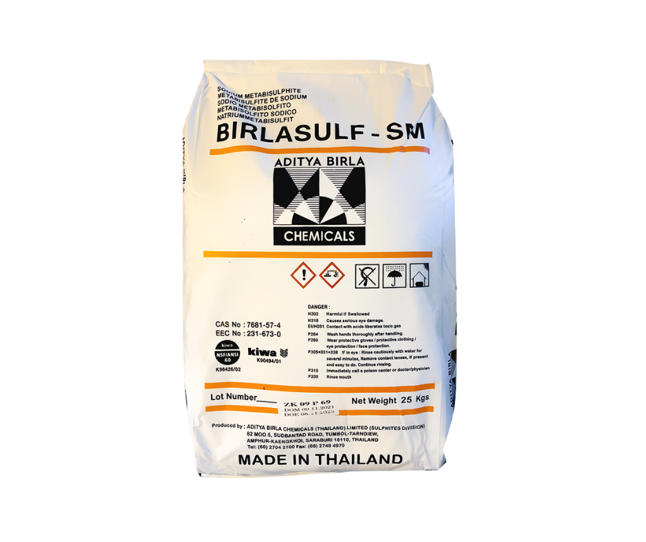 Sodium metabisulfite (SBS) Na2S2O5 99%, Thái Lan
